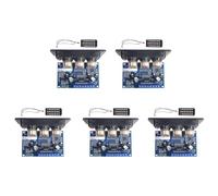 Onchdbfhuu 5X 2.1 Channel Digital Power Amplifier Board with Remote Control 2x25W+50W BT5.0 Subwoofer Class D Amplifier Board