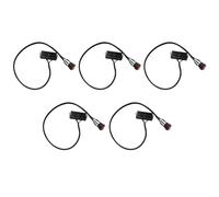 Onchdbfhuu 5X 24-Pin Female ATX PSU PC Power Supply Tester Up Jumper Cable with ON/OFF Switch,50cm