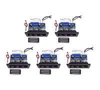 Onchdbfhuu 5X 2X25W+50W 2.1 Channel Bluetooth 5.0 Subwoofer Class D Audio Amplifier Board Kit with DC Female+USB Cable