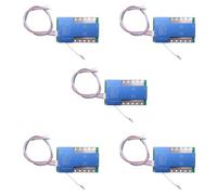 Onchdbfhuu 5X 7S 24V 100A 18650 Lithium Battery Pack Board Equalizer Pcb Temperature Protection Belt Line