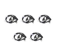 Onchdbfhuu 5X Covert Acoustic Tube Security Earpiece Headset PTT Mic Compatible for CP040 DP1400 GP68 GP88