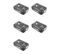 Onchdbfhuu 5X KVM Switch 2 Port VGA Switch USB 2.0 KVM Mouse Switcher Keyboard 1920X1080 Box Sharing Switch Vga Splitter