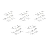 Onchdbfhuu 5X Mechanical Keyboard Cherry Mx Switch Pcb Mounted Cherry Clear Transparent Case 6.25U Modifier Key Stabiliser