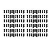 Onchdbfhuu 60 Pair Car Radio Brackets Double Din Stereo Panel Fascia DVD Dash Mount Trim Side Kit for B