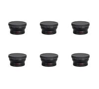 Onchdbfhuu 6pcs 58MM Wide Angle 0.45X Converter Lens with Macro Close-Up Attachment for Rebel T6S,T6I,SL1,T5,T5I