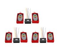 Onchdbfhuu 6x 12V-24V 433MHz Digital Wireless Winches Remote Control Recovery Kit for SUV Off-Roads Trucks