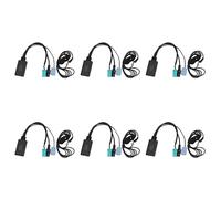 Onchdbfhuu 6X Car Bluetooth 5.0 Aux Cable Microphone Handsfree Mobile Phone Free Calling Adapter for 2005-2011