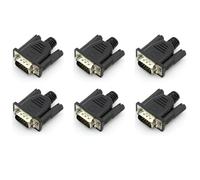 Onchdbfhuu 6X VGA Virtual Display Adapter Male Dummy Plug EDID Headless Ghost Emulator Lock Plate