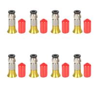 Onchdbfhuu 8x PC4-M6 Pneumatic Straight Connector 3D Printer Filament Dryer Box 4x2.5mm PTFE Tube 1.75mm M6 Feed Fitting Coupler