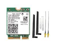 Onchdbfhuu AX201NGW WiFi Card Wi-Fi 6 with 8DB Antenna 2974Mbps Dual Band 2.4Ghz/5Ghz BT5.2 Wireless Network Adapter