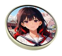Onchdbfhuu Birthday Gifts for Student Anime Merchandise Electronic Dynamic Badge Digital Display Badge for Game Peripherals B