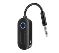 Onchdbfhuu Bluetooth 6.0 Wireless Audio Adapter for Dual-Prong to 3.5mm Headphones, Airplane Compatible