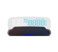 Onchdbfhuu C7B Obd2 Car Hud HeadUp Display Car Smart Gauge Display Interface Oil Pressure Air- Ratio Car LCD Heads Up