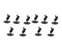 Onchdbfhuu Camera Wall Mount Bracket,Monitor Holder,Black Speaker Brackets,Indoor Outdoor Ceiling Wall Mounts Projector Stand 10PCS