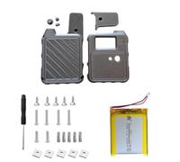 Onchdbfhuu Case and 3000mAh Battery Kit for Wio Tracker L1 Development Board All-in Enclosure Screen Protection Shell Silver Gray