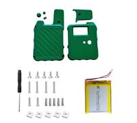 Onchdbfhuu Case and 3000mAh Battery Set for Wio Tracker L1 Development Board All-in Enclosure Screen Protection Shell Green