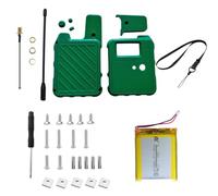 Onchdbfhuu Case with Antenna and 3000mAh Battery Set for Wio Tracker L1 Development Board All-in Screen Protection Enclosure Green