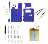 Onchdbfhuu Case with Antenna and 3000mAh Battery Set for Wio Tracker L1 Development Board All-in Screen Protection Enclosure Purpler