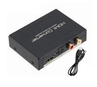 Onchdbfhuu -Compatible Audio Extractor 5.1ch 2.0ch Stereo Extractor Converter SPDIF Audio Splitter Adapter