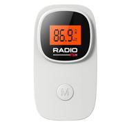 Onchdbfhuu Digital Tuning Battery Powered Mini Pocket FM Radio with Clip& Earphone for On-The-Go for Walking/Jogging Listening
