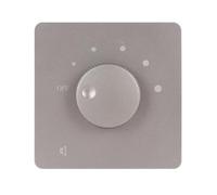 Onchdbfhuu Fixed Impedance 50W 5-Level Volume Control Knob Rotary Audio Controller In-Wall Speaker Level Attenuator Max 50W C