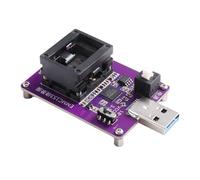 Onchdbfhuu For EMMC Chip Testing Tool BGA153 Test Socket GL3224 USB 3.0 for EMMC 153 Burner Adapter to USB 3.0 for Image Reading and Writing