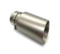 Onchdbfhuu For Rear Exhaust Muffler Pipe Tip 1 Pc 51mm-89mm Stainless Steel Tail Nozzle for Car Accessories for Rear Mounting