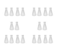 Onchdbfhuu Laboratory Graduated Plastic Conical Flask, Measurable, Smooth Thick Wall, 20 Bottles of 250Ml