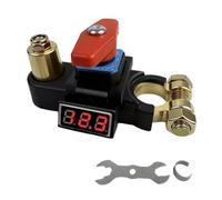 Onchdbfhuu LED Digital Display for Car Battery Disconnect Switch for Anti-Leakage Isolation Control