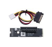 Onchdbfhuu M. 2 NVME to PCIe X1/X4/X16 Expansion Card Adapter Supports M. 2 M-Key 2260/2280 with SATA Cable PCIe 4.0 X4 Interface Converter