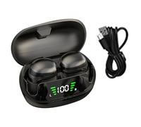 Onchdbfhuu Mini Sleep Earbuds Bluetooth 5.3 HiFi Stereo Earphones Low Latency Wireless Earbuds with Mic for Work,Music C
