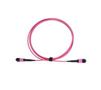 Onchdbfhuu MPO to MPO Fiber Patch Cable 12 Fibers Female 40G/100G/200G/400G OM4 50/125 Multimode Standard Loss Trunk Cable