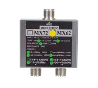 Onchdbfhuu MX62 50 Ohm 60-100W HF Walkie Talkie Ham VHF UHF Tri-Band Amateur Radio Antenna Combiner Linear Antenna Duplexer SO239
