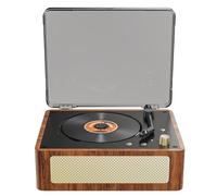 Onchdbfhuu Portable Rechargeable CD Player Vintage Design Two-Way Bluetooth 5.0 Built-in Speaker Home Decor