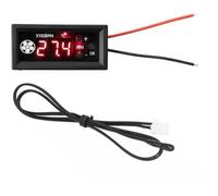 Onchdbfhuu PWM Digital Fan Speed Regulator Meter 4-Wire Temperature Control Low-Temperature Auto-Shutdown Governor 3A