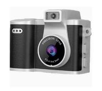 Onchdbfhuu Screen Portable Mini Digital Camera 1080P Retro Design Video Recorder LED Fill Light 0.96" IPS Display BLACK