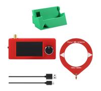 Onchdbfhuu SI4732 Mini Radio 1.9inch Display 10KHz-180MHz FM/AM/LSB/USB Shortwave Radio Receiver SI4732 Radio Receiver +3D Stand