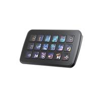 Onchdbfhuu SK18 Multi-Functional AI Voice Control Panel 15 Keys LCD Button Game Programming Supports for Linux + QMK Dual-System