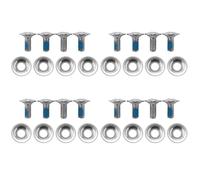 Onchdbfhuu Snowboard Binding Set Include 16 Pieces Snowboard Mounting Screws and 16 Pieces Snowboarding Washers