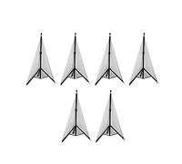 Onchdbfhuu Universal Dj Light Speaker Stand Cover Double Sided Tripod Stand Skirt Scrim Cover Stretchable Material,6Pcs