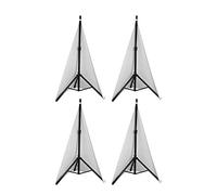 Onchdbfhuu Universal Dj Light Speaker Stand Cover Double Sided Tripod Stand Skirt Scrim Cover Stretchable Material,4Pcs