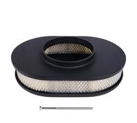 Onchdbfhuu Universal for Classic Hot Rod Car 12" Air Filter Oval Air Cleaner Fully Finned Air Filter for Modified Parts