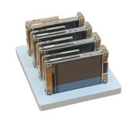 Onchdbfhuu Upgraded Bitcoin Crypto Miner 4X 960H/S 2.8 Inch Smart Display + 4 Slots Stand Low Power Lottery