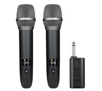 Onchdbfhuu Wireless Microphone One-To-Two Home Audio Outdoor Stage Professional Live Broadcast Sound Card Singing Microphone