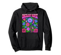 Oncology Nurse Boho Floral Retro Squad Hope And Courage Pullover Hoodie
