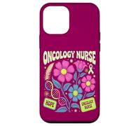 Oncology Nurse Boho Floral Wildflower Hope Cancer Care Team Case for iPhone 12 mini