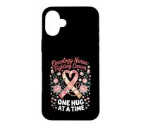 Oncology Nurse Fighting Cancer One Patient at a Time Nursing Case for iPhone 16 Plus