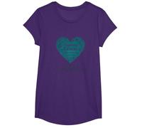 Oncology Nurse: Fighting Cancer One Patient at A Time T-Shirt, Girls, Purple, Medium