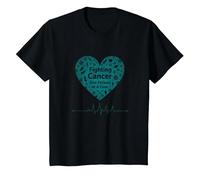 Oncology Nurse: Fighting Cancer One Patient at A Time T-Shirt, Kids, Black, 4 Years