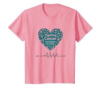 Oncology Nurse: Fighting Cancer One Patient at A Time T-Shirt, Kids, Pink, 4 Years